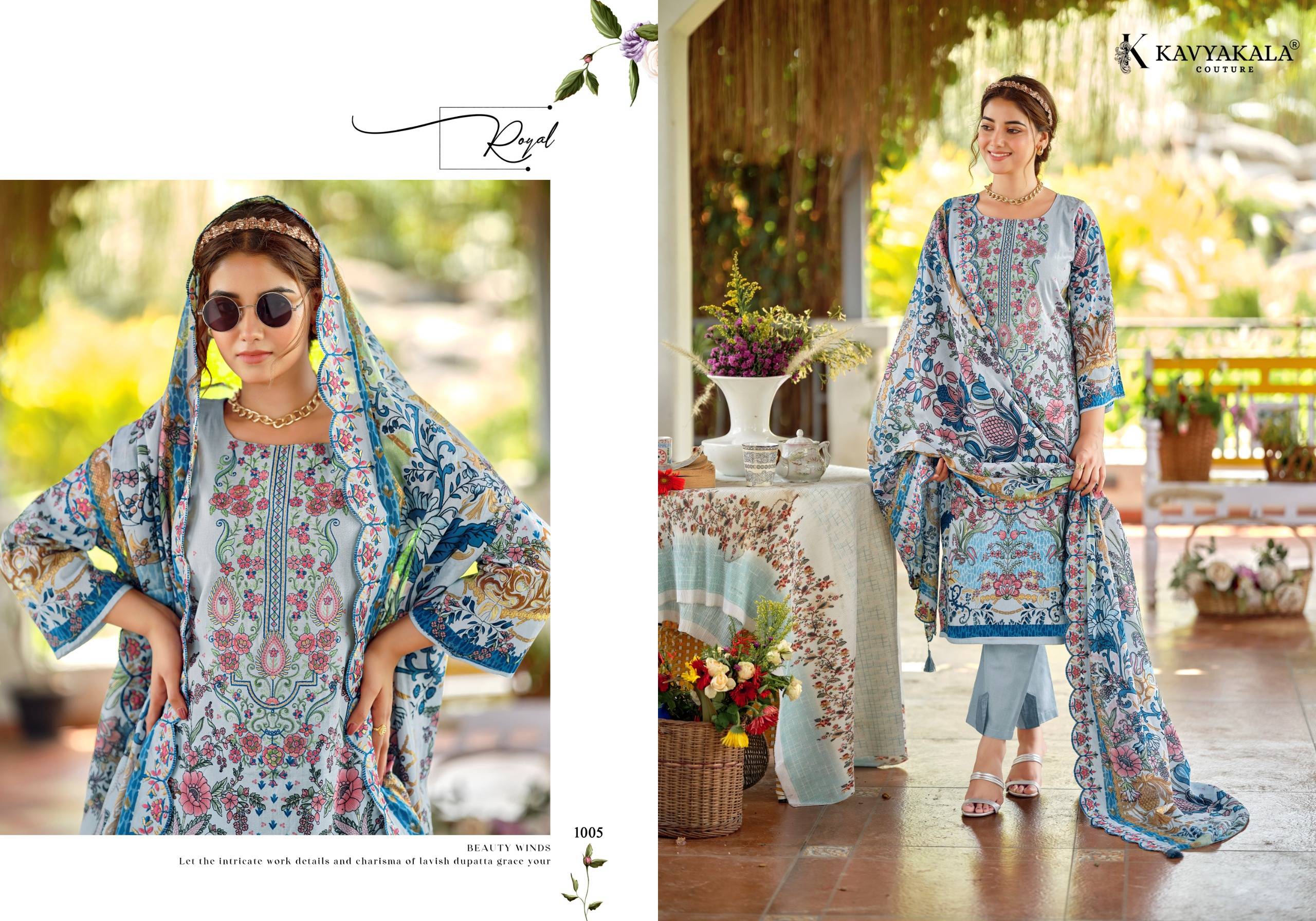 Zarina By KAVYA‎‎ KALA 1001 To 1006 Series Beautiful Festive Suits Stylish Fancy Colorful Casual Wear & Ethnic Wear Lawn Cotton Print Dresses At Wholesale Price